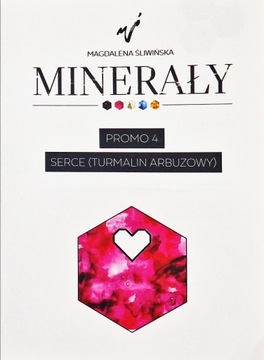 Gra Minerały - dodatek 4 - Serce turmalin arbuzowy