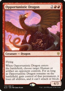 Opportunistic Dragon Magic MTG