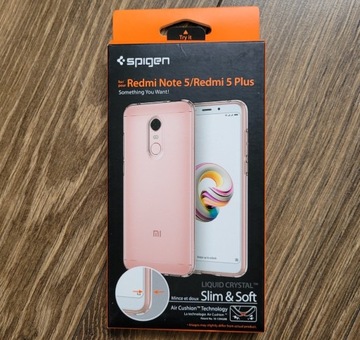 Etui Spigen Liquid Crystal Redmi 5 Plus / Note 5