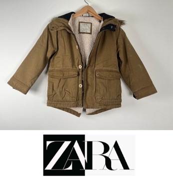 ZARA Boys Collection Kurtka zimowa parka 118cm 5/6