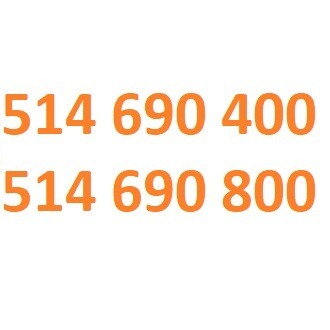 514 690 400 i 514 690 800 orange dla dwojga #L