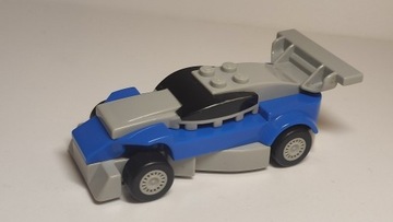 LEGO Samochód Wyścigówka Auto Niebieski Car