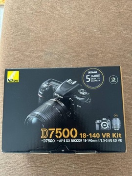 *NOWY* Aparat Nikon D7500 18.140 VR Kit