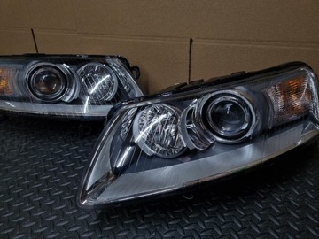 Reflektory Lampy audi a6 c6 skrętne bixenon led