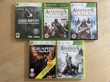 Gry Xbox 360 Gears Of War Assassins Creed Call of 