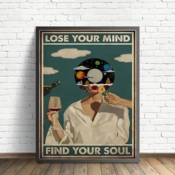 PLAKAT Lose Your Mind 3 jakość: CANVA