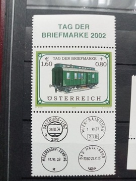 Austria znaczek z przywieszka**