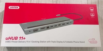 Stacja dokująca Unitek USB-C - Replikator 11w1 (D1