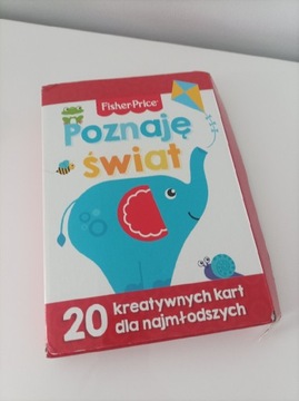 Fischer Price.Poznake świat. 20 kreatywnych kart 