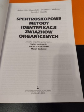 Spektroskopowe metody identyfikacji związków