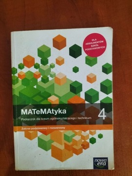 Matematyka 4 Podręcznik Podstawa i rozszerzenie