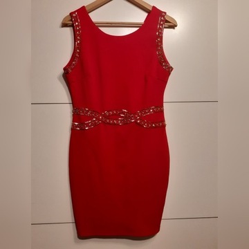 Czerwona sukienka M/L