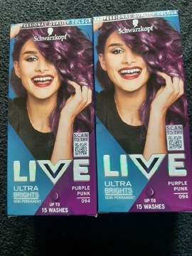 Farba do włosów kolor Purple Punk