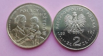 2 zł 2012 r. POLACY RATUJĄCY ŻYDÓW,- RODZINA U-K-B