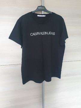 Czarny tshirt Calvin Klein Jeans 3XL
