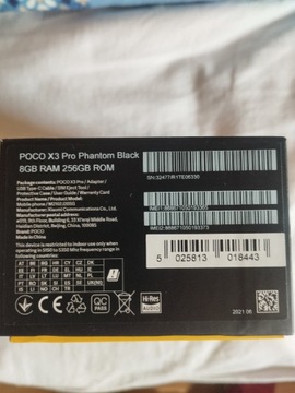 Smartfon Poco x 3 pro 