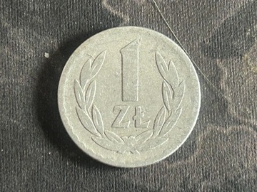 Moneta 1 zł  1949r Bez znaku Mennicy
