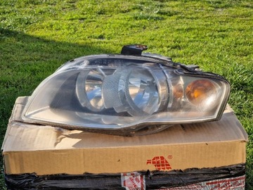 Oryginalna przednia lewa lampa do Audi A4 B7