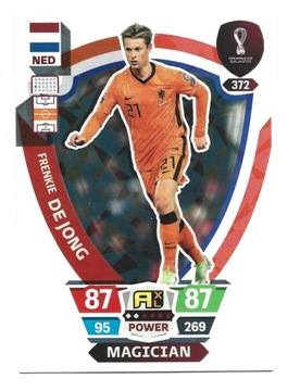 PANINI WORLD CUP QATAR 2022 DE JONG MAGICIAN 372