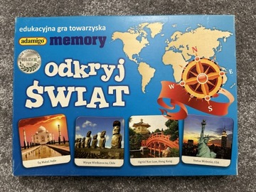 Gra memory „odkryj świat”