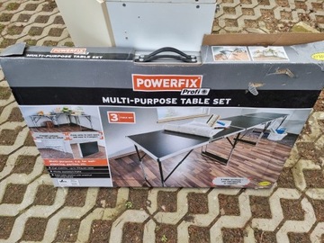 Zestaw 3 stołów wielofunkcyjnych Powerfix