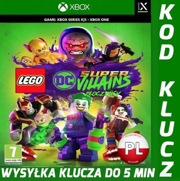LEGO DC SUPERZŁOCZYŃCY SUPER VILLAINS PL X KLUCZ