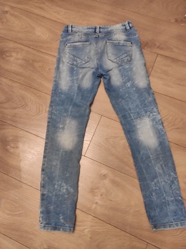 Spodnie jeans skiny rurki r. 152 OKAZJA!