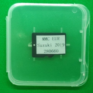 Mapa na karcie microSD dla Suzuki Bosch MMC