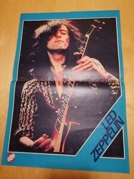 Led Zeppelin plakat z Razem 