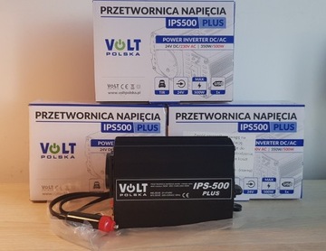 PRZETWORNICA VOLT IPS 500 PLUS 24V/230V USB 350W