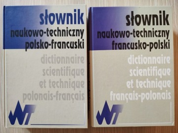 Słownik nauk.-tech. franc.-pol. pol.-franc.  WNT