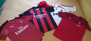 Zestaw 4 koszulki AC Milan + czapka 