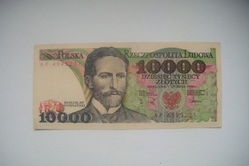 Polska Banknot PRL 10000 zł.1988 r. seria AF