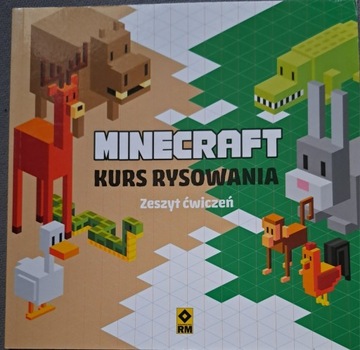 Zeszyt do nauki rysunku z serii Minecraft