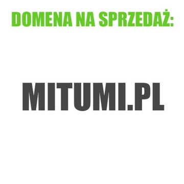Sprzedam domenę mitumi.pl