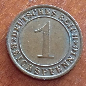 1 rentenpfennig pfennig 1931 Republika Weimarska