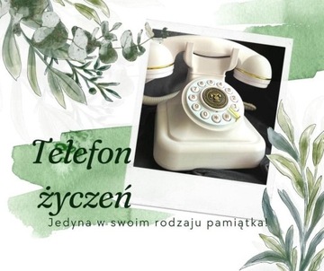 Telefon Życzeń / Wspomnień / wesele / księga gości