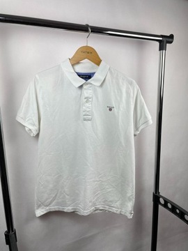 Koszulka Polo Gant L biała
