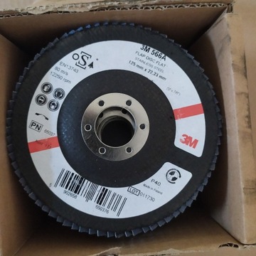 Tarcza Dysk Lamelkowy 3M 566A Flap Disc P40 10szt