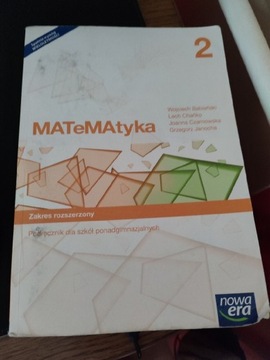 Matematyka 2 zakres rozszerzony książka 