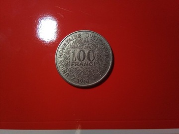 100.Francs 1967. Afryka Zachodnia.