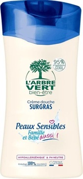 Żel prysznic L'ARBRE VERT Sensitive Skins 250 ml