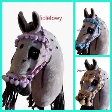 Kantar z uwiązem lub wodzami dla hobby horse 