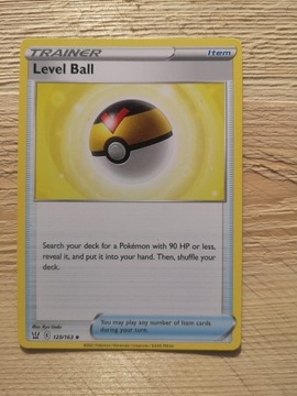 Karty pokemon Trener Level Ball 129/163