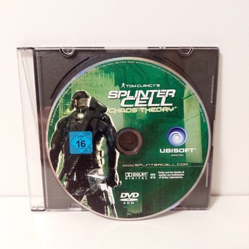 Tom Clancy`s Splinter Cell Chaos Theory pc box dvd-rom ubisoft pudełko