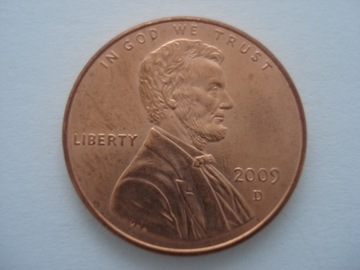 USA   1 cent   2009 D