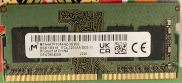 Pamięć RAM DDR4 Micron MTA4ATF1G64HZ-3G2B2 8GB