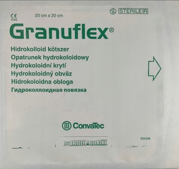 Opatrunek hydrokoloidowy Granuflex 20x20 cm 2sztuk