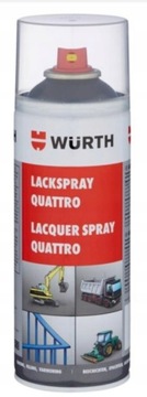  Wurth Lakier quattro R9005 czarny Wurth 400ml 