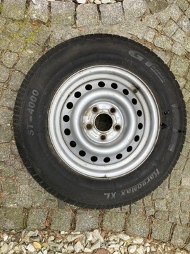 Koło zapasowe lawety przyczepy 195/70r14 14”